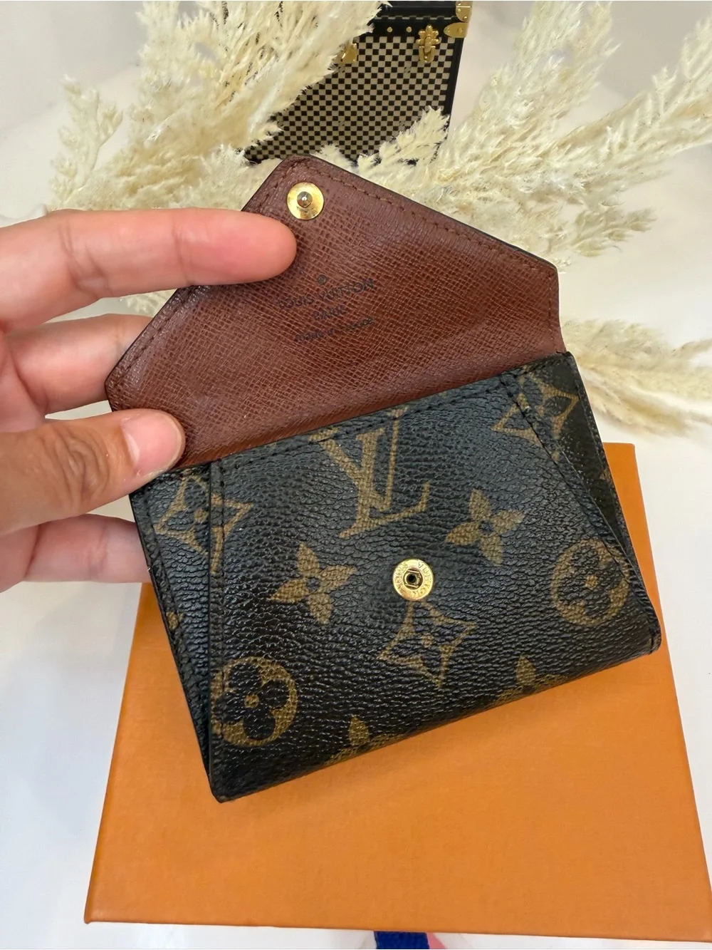 🎀LOUIS VUITTON Monogram Compact Origami Wallet - Picture 8 of 10